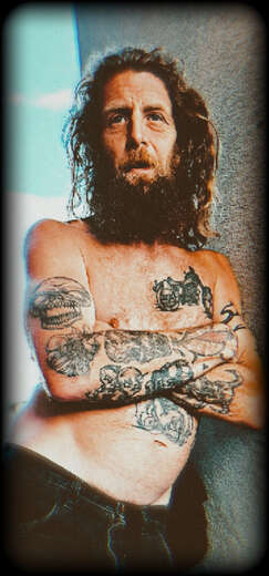 Tattoos, long hair, bad boy - Alternate Photo