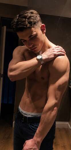 Athletic goodlooking Student. - Alternate Photo