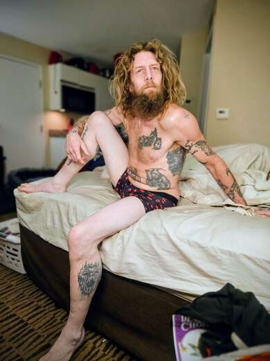 Tattoos, long hair, bad boy - Bi Male Escort in Detroit - Main Photo
