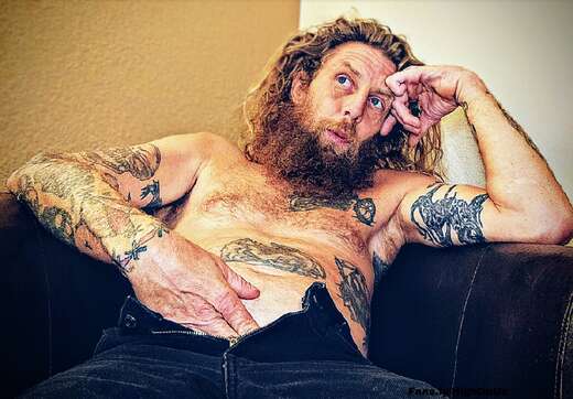 Tattoos, long hair, bad boy - Alternate Photo
