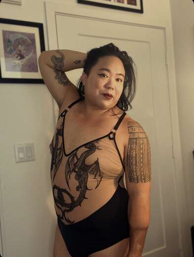 Dorky alt intersex/androgynous FTM - Alternate Photo