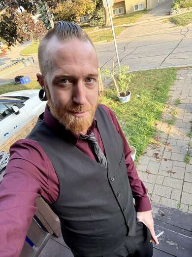 Tall, tatted, bearded ginger available - Alternate Photo