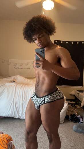 Respectful black young jock - Alternate Photo
