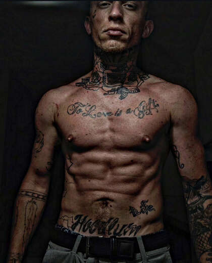 Tattooed Muscular Model - Straight Male Escort in Miami - Main Photo