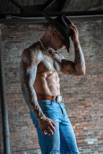 Male Masseuse Stripper - Alternate Photo