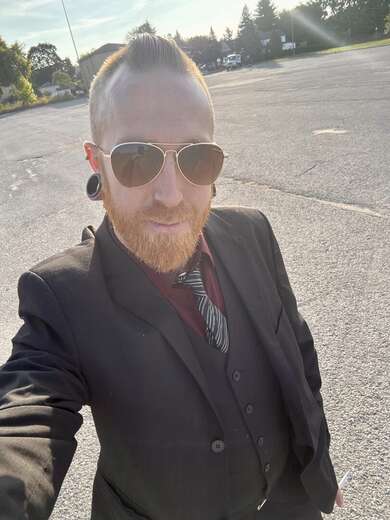 Tall, tatted, bearded ginger available - Alternate Photo