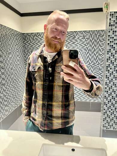 Tall, tatted, bearded ginger available - Alternate Photo