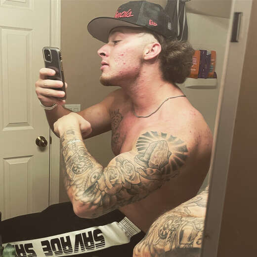 Tatted Muscular Stud - Straight Male Escort in Phoenix - Main Photo