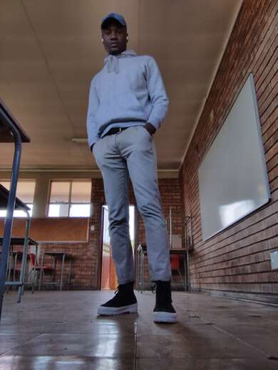Strong, tall, dark, athletic figure - Alternate Photo